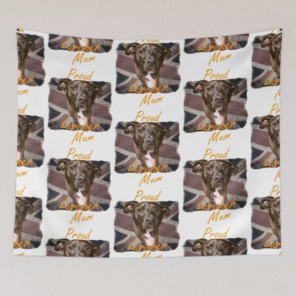 Item preview, Proud Lurcher Mum - British Flag   designed and sold by SadSacDesigns.