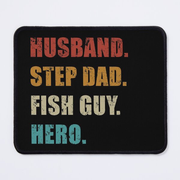 Item preview, Fish Keeper Fathers Day Husband Step Father Fish Guy Hero Retro Distressed designed and sold by JRRTs.