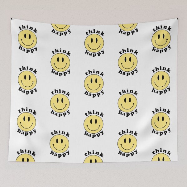 Item preview, think happy designed and sold by violetsareblue8.