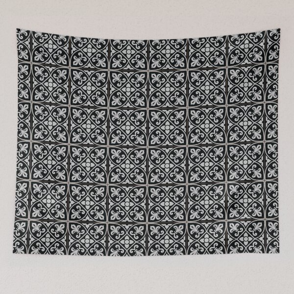 Item preview, Vintage black and white tiles 4 designed and sold by arkantus.