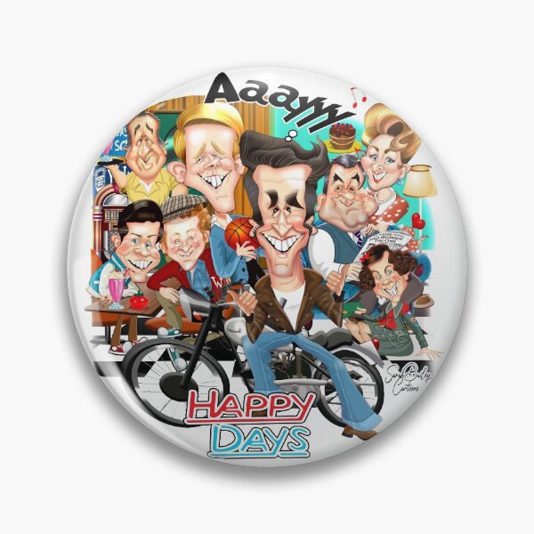 Item preview, Monday Tuesday Fonzie Days designed and sold by SARAH BAILEY CARTOONS.