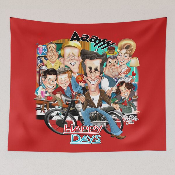 Item preview, Monday Tuesday Fonzie Days designed and sold by SARAH BAILEY CARTOONS.