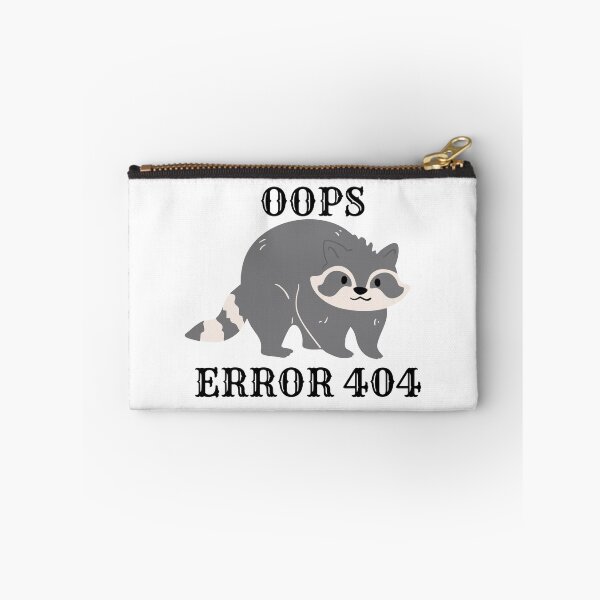 Item preview, Oops error 404 raccoon - Internet designed and sold by LukjanovArt.