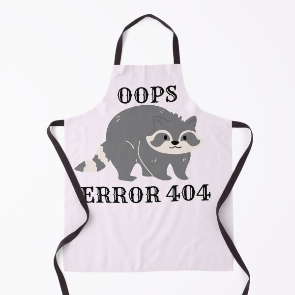 Item preview, Oops error 404 raccoon - Internet designed and sold by LukjanovArt.
