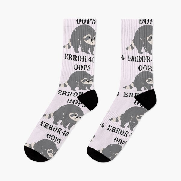 Item preview, Oops error 404 raccoon - Internet designed and sold by LukjanovArt.