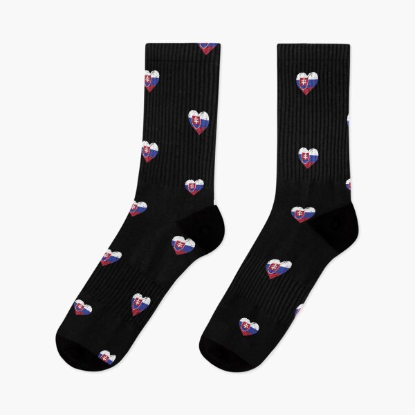 Item preview, Slovakia Heart Flag Slovakian Slovensko Fan designed and sold by SuperFreshArt.