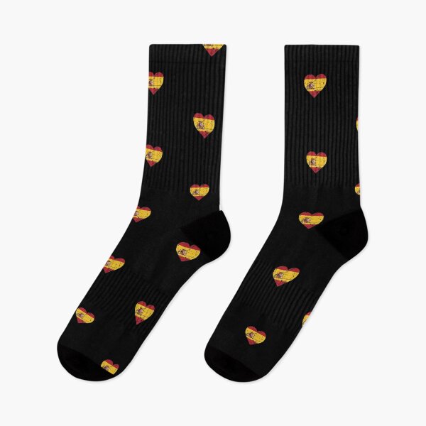 Artikelvorschau, Spanisches Herz Flagge Spanien Espana Patriot Fan entworfen und verkauft von SuperFreshArt.
