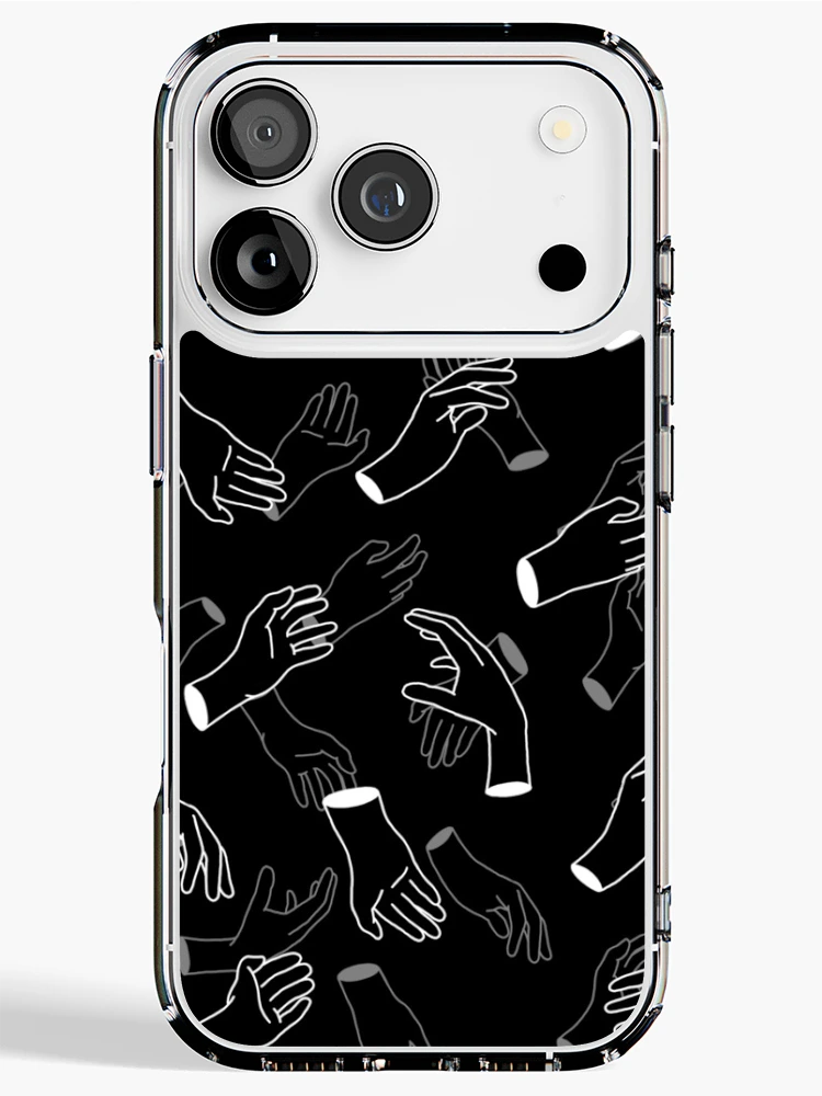 Thumbnail 1 of 5, iPhone Case, Hand Line Drawing pattern designed and sold by StuffByRo.