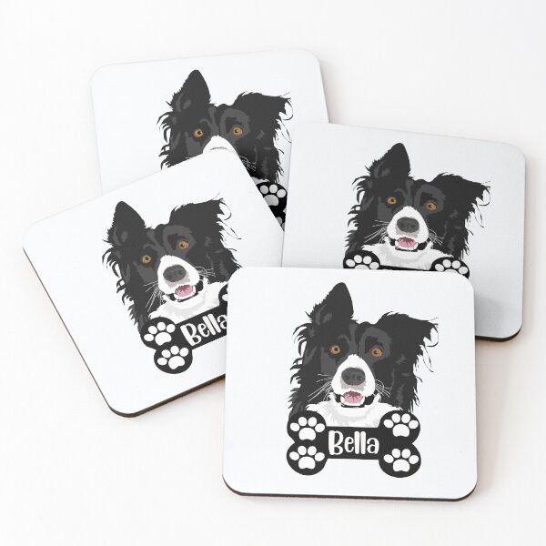 Item preview, Herding Dog Bella paw prints designed and sold by Willyboy16.