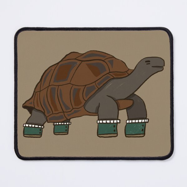 Item preview, Giant Galapagos Tortoise - Green and Brown Reptile Illustration Pattern designed and sold by TheRainbowRoom.