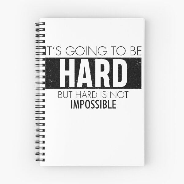 Item preview, It's going to be hard but hard is not impossible designed and sold by TheBFStore.