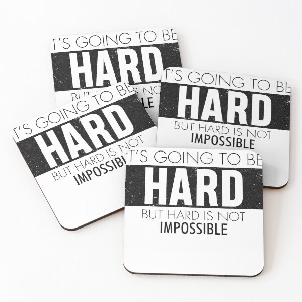 Item preview, It's going to be hard but hard is not impossible designed and sold by TheBFStore.