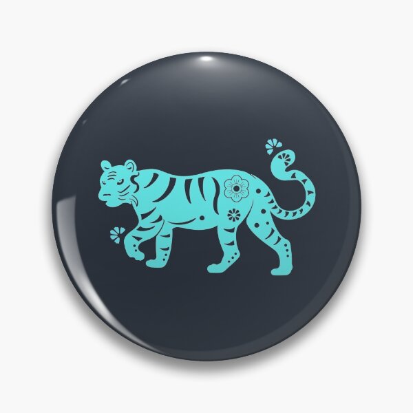 Item preview, Blue Flower Tiger designed and sold by Binod Kashyap.