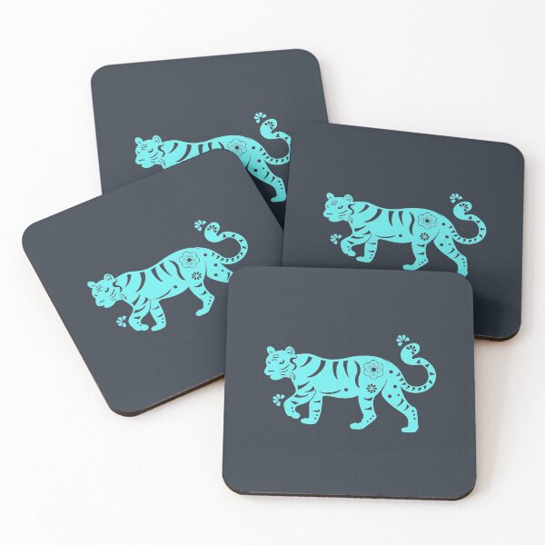 Item preview, Blue Flower Tiger designed and sold by Zaveroa.