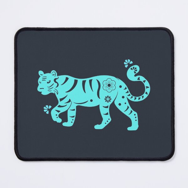Item preview, Blue Flower Tiger designed and sold by Binod Kashyap.