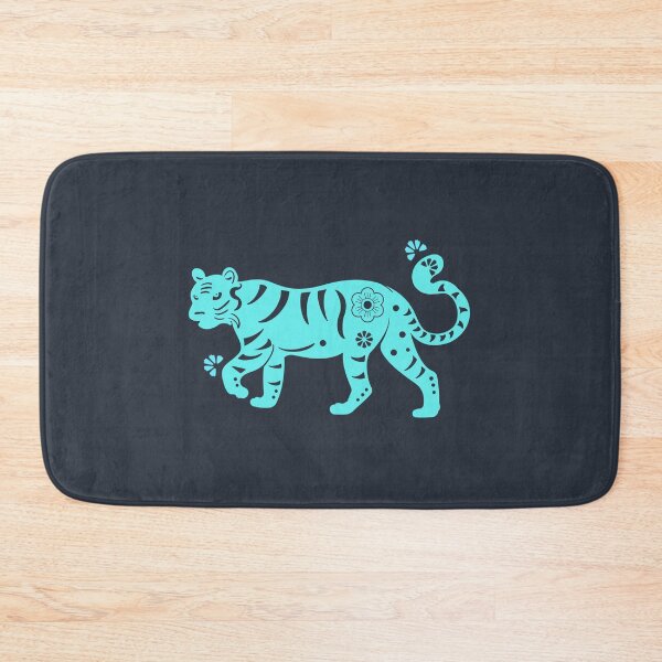 Item preview, Blue Flower Tiger designed and sold by Binod Kashyap.