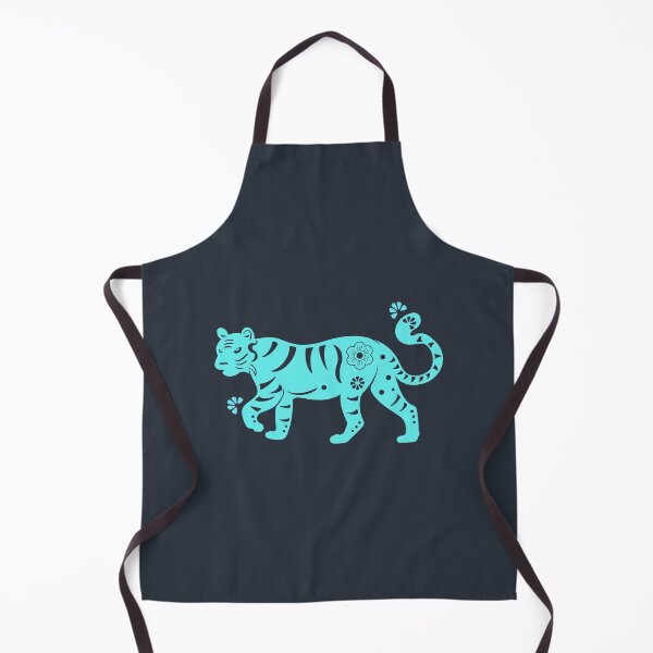 Item preview, Blue Flower Tiger designed and sold by Binod Kashyap.