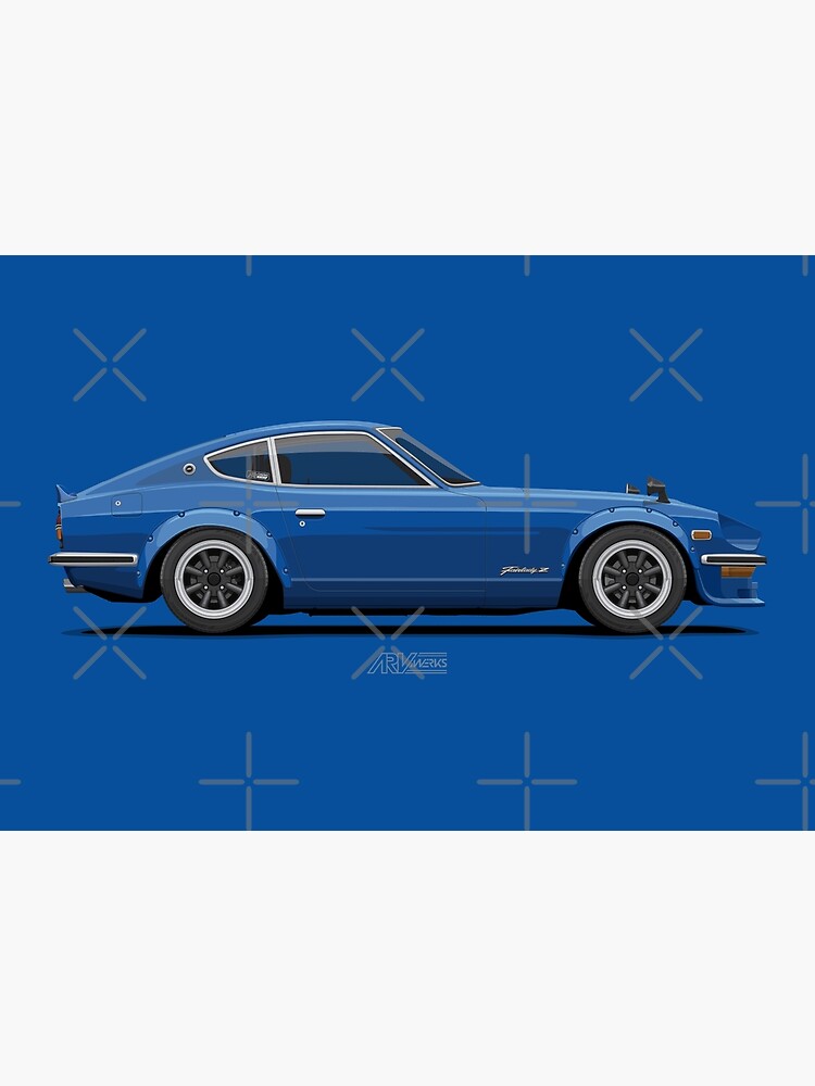 新着 Fairlady 240z Devil Z Blue ポスター