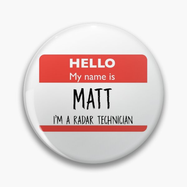 Item preview, Matt the Radar Technician  designed and sold by Some Imagination Designs.
