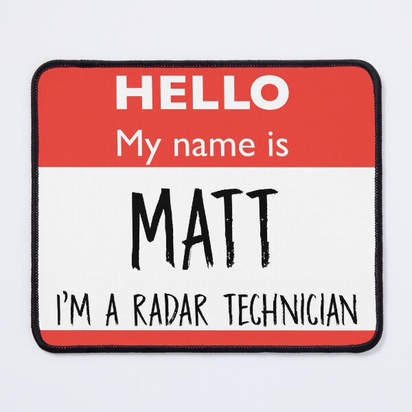 Item preview, Matt the Radar Technician  designed and sold by Some Imagination Designs.