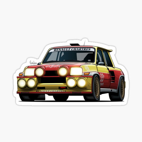 Dakar Renault Rally Decal Pair