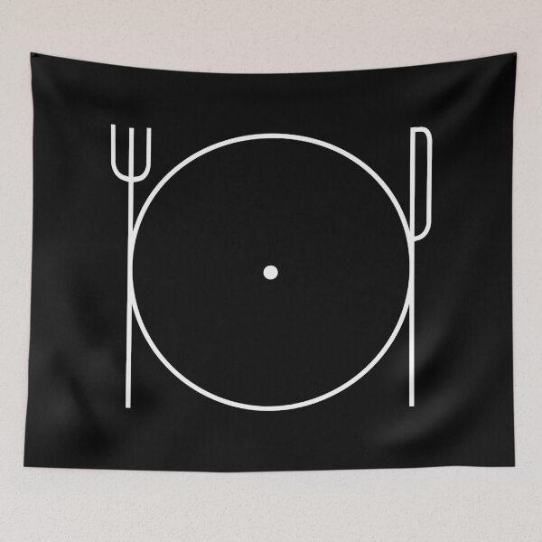 Item preview, Knife and Fork Mason Logo designed and sold by A Little Shop of Light.