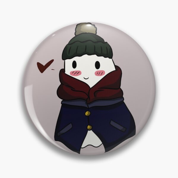 Item preview, Spooky cute winter cozy ghost with scarf, hat, coat, and heart designed and sold by JnetLively.