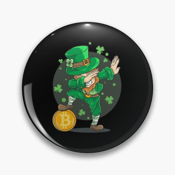 Item preview, Funny St. Patricks Day Dabbing Leprechaun Bitcoin designed and sold by Shirt-Kaiser.