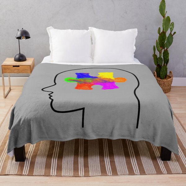 Item preview, Autism puzzle drawing designed and sold by Blondiabshop.