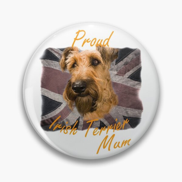 Item preview, Proud Irish Terrier Mum - British Flag   designed and sold by SadSacDesigns.