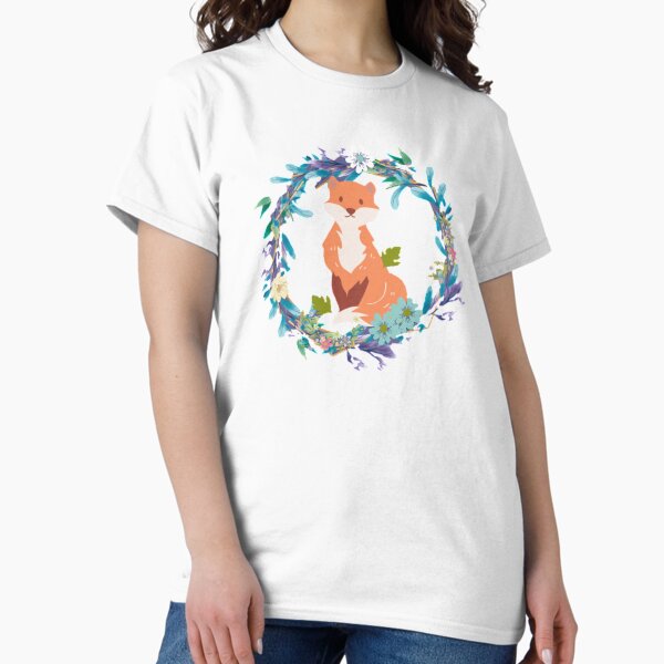 Item preview, Floral fox flower wreath - Garland  designed and sold by LukjanovArt.