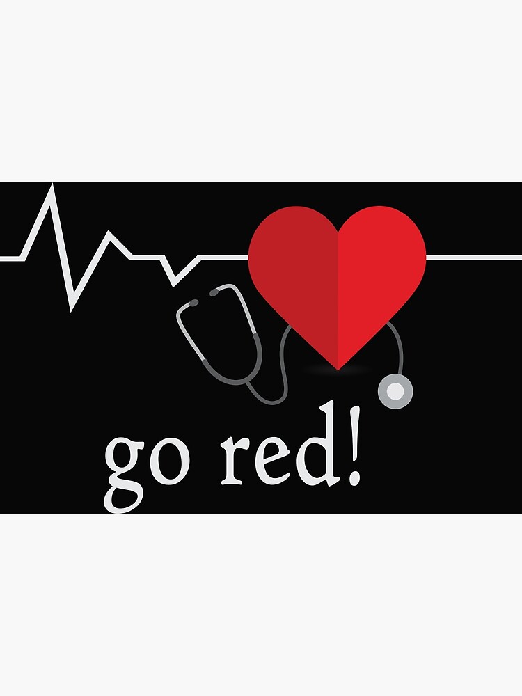 go-red-heart-diseases-awareness-classic-poster-for-sale-by