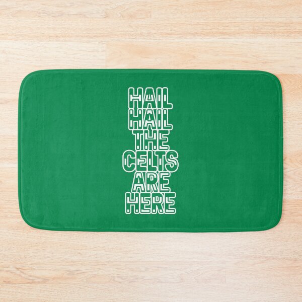 Item preview, Hail Hail The Celts Are Here, Glasgow Celtic Football Club Green and White Striped Text Design designed and sold by MacPean.