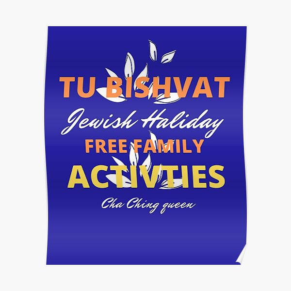 ""Happy Tu B'Shvat Day // Tu Bshevat"" Poster For Sale By Mostafashop15 ...