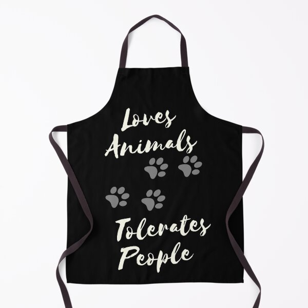 Item preview, Copy of Loves Animals Tolerates People Cute | Funny Animal quotes designed and sold by HROC.
