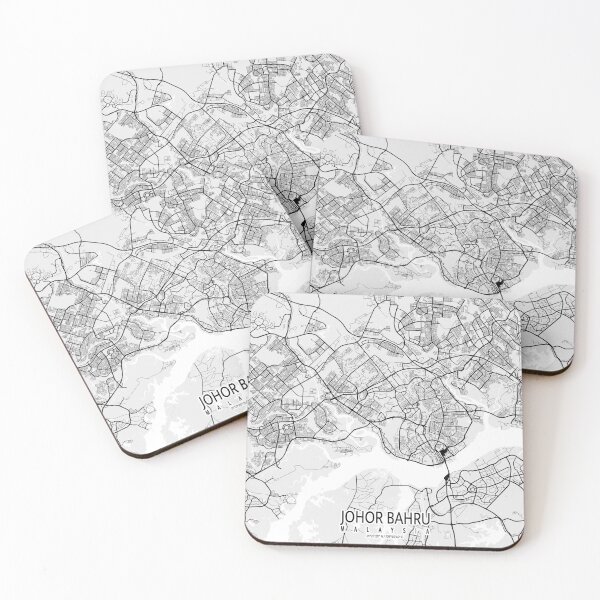 Item preview, Johor Bahru City Map of Malaysia - Light designed and sold by deMAP.