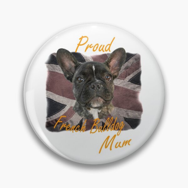 Item preview, Proud French Bulldog Mum - British Flag   designed and sold by SadSacDesigns.