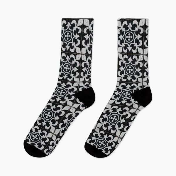 Item preview, Vintage black and white tiles 7 designed and sold by arkantus.