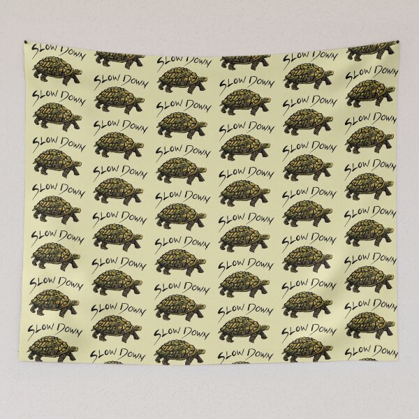 Item preview, Slow down turtle designed and sold by Lemontreeart63.