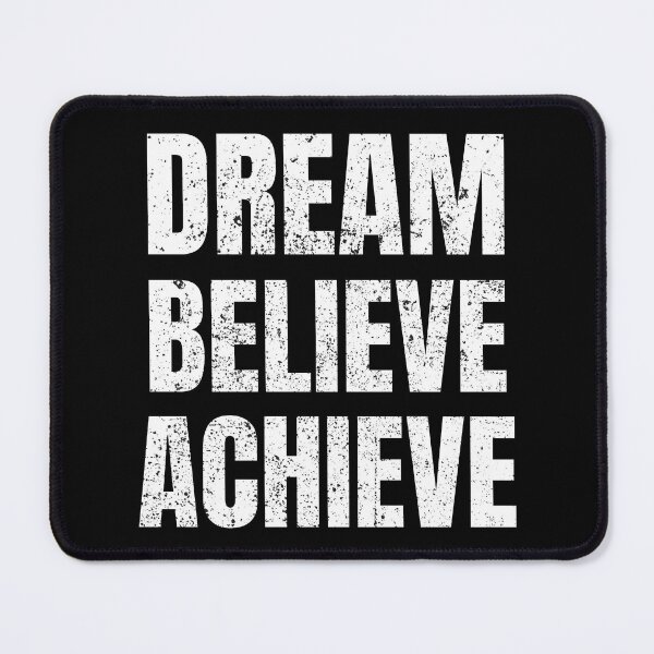 Item preview, DREAM BELIEVE ACHIEVE distressed designed and sold by KingsManKind.