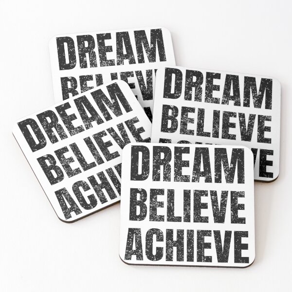 Item preview, DREAM BELIEVE ACHIEVE distressed 2 designed and sold by KingsManKind.
