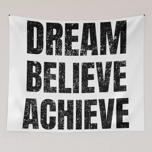 Item preview, DREAM BELIEVE ACHIEVE distressed 2 designed and sold by KingsManKind.