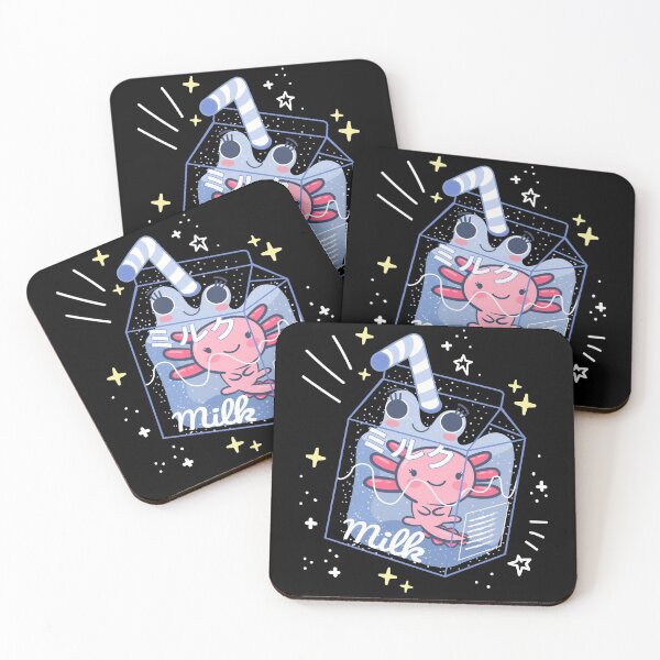 Item preview, Kawaii Anime Axolotl Pastel Goth Strawberry Milk designed and sold by OldDesigner.