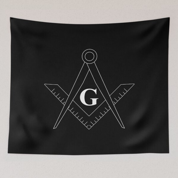 Item preview, Freemason Square and Compasses Logo designed and sold by A Little Shop of Light.