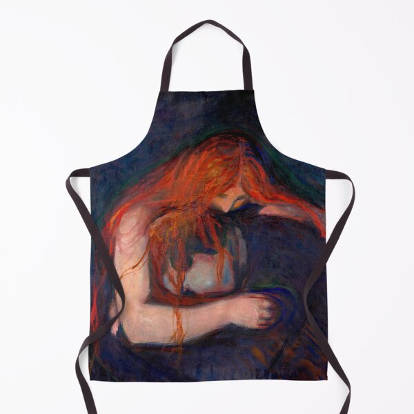 Item preview, Love and Pain (Vampire) Edvard Munch Painting designed and sold by VintageArchive.