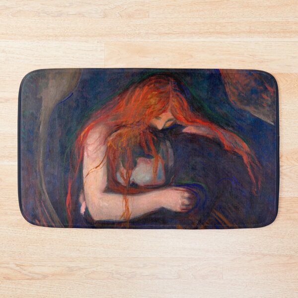 Item preview, Love and Pain (Vampire) Edvard Munch Painting designed and sold by VintageArchive.