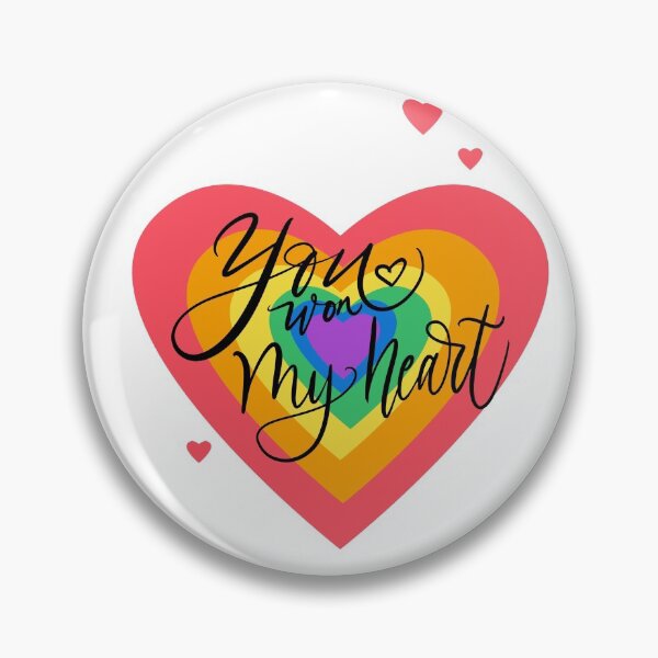 Item preview, Multi Layered Rainbow Heart designed and sold by DeevaValli.
