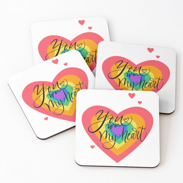 Item preview, Multi Layered Rainbow Heart designed and sold by DeevaValli.