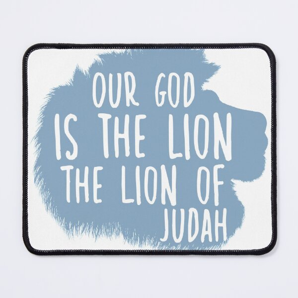 Item preview, Our God the Lion of Judah in blue designed and sold by Simply-Redeem.