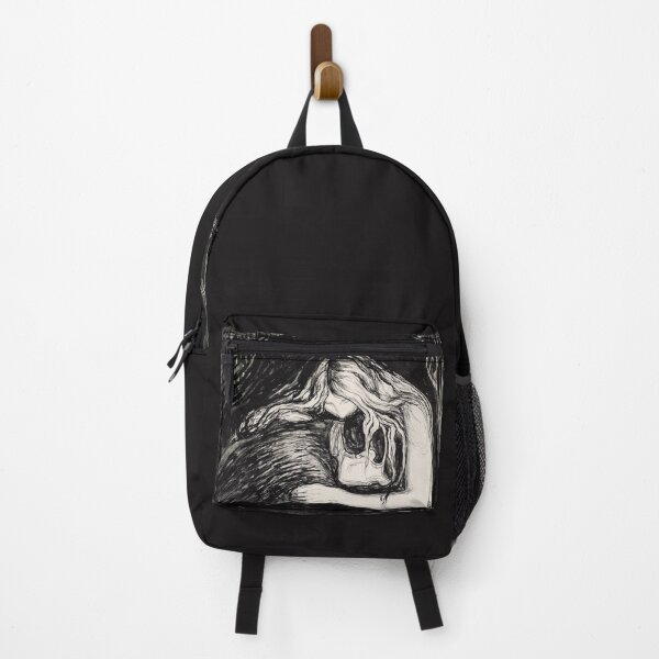 Item preview, Love and Pain (Vampire I) Edvard Munch Black White Print designed and sold by VintageArchive.